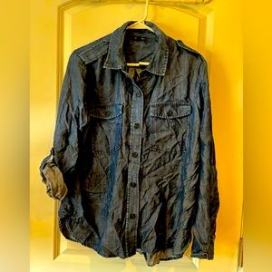 Beautiful chambray layers top